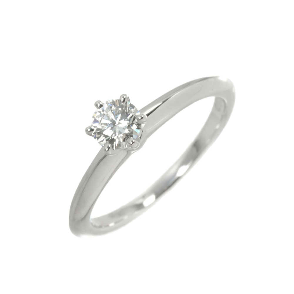 Tiffany & Co. Solitaire Diamond Ring, 0.31ct G VS2 3EX, Platinum.